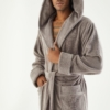 Bamboo men's bathrobe 7230T - Image 2