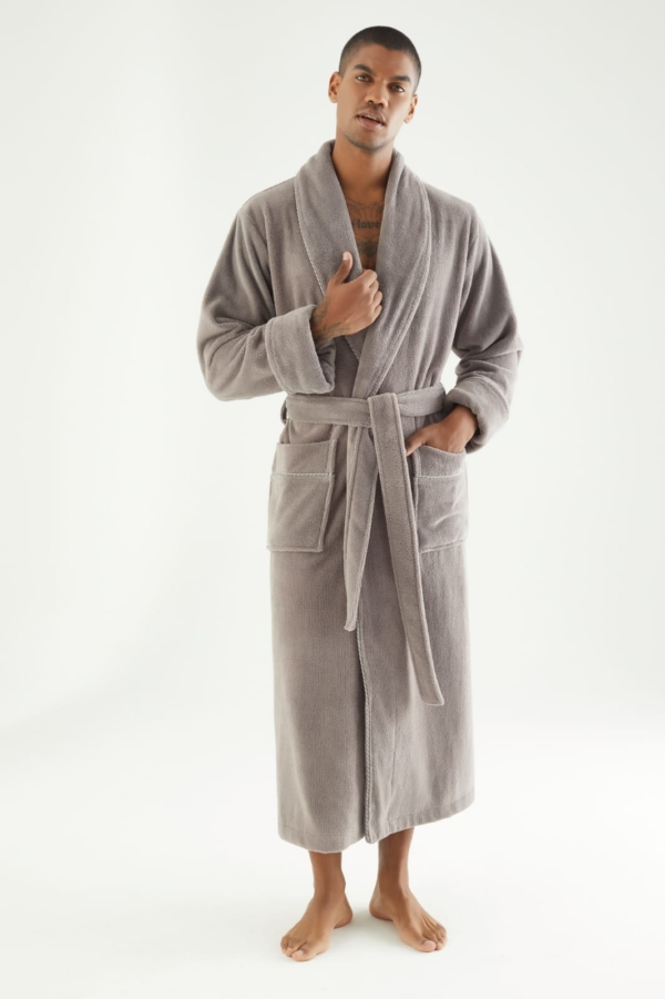 Bamboo men's bathrobe 7235T