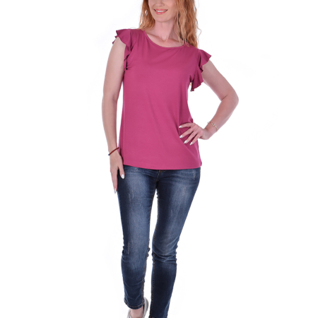 Women's cotton blouse 92690Tr