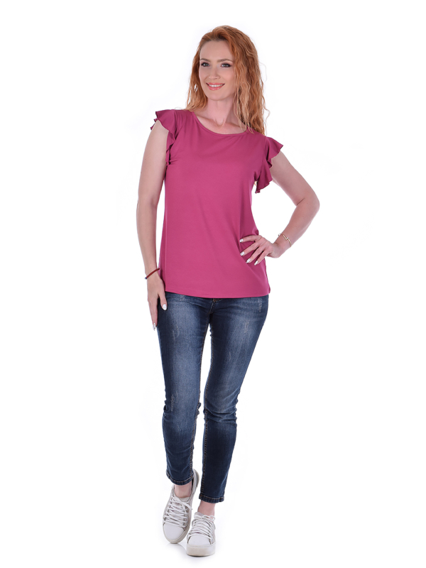 Women's cotton blouse 92690Tr