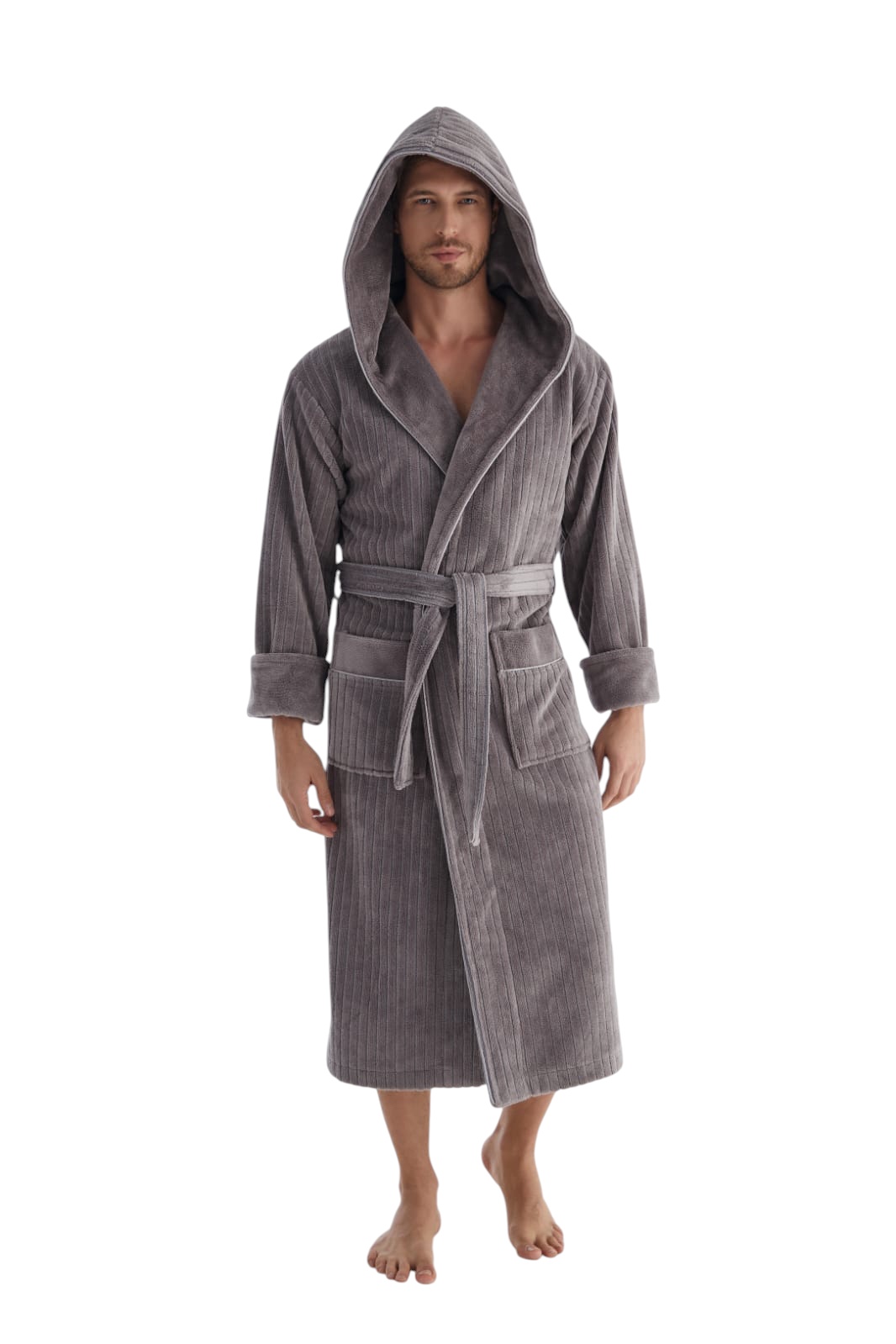 Meeste bambuskiust hommikumantel 1335