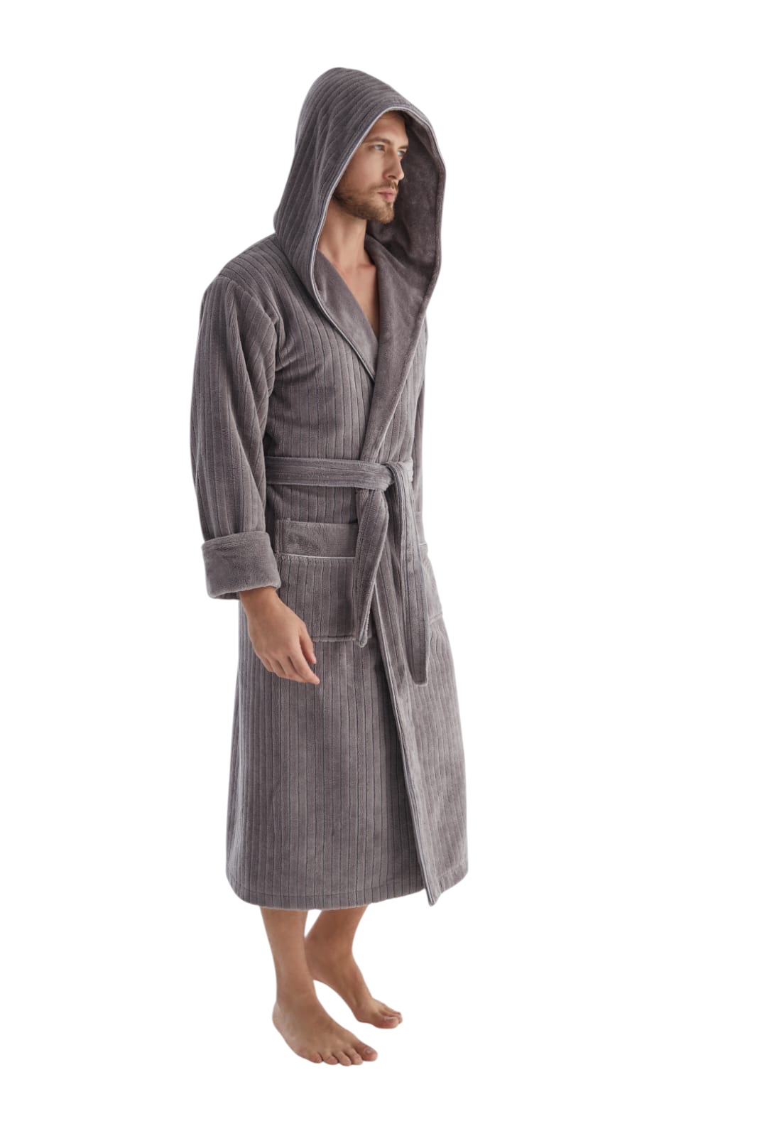 Meeste bambuskiust hommikumantel 1335 - Image 5